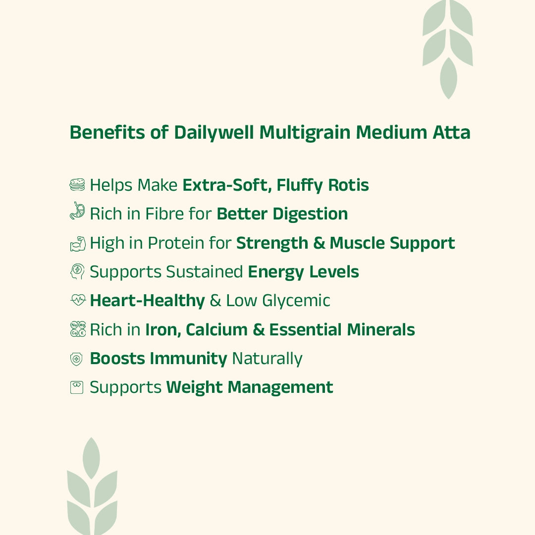 Dailywell Multigrain Medium Atta