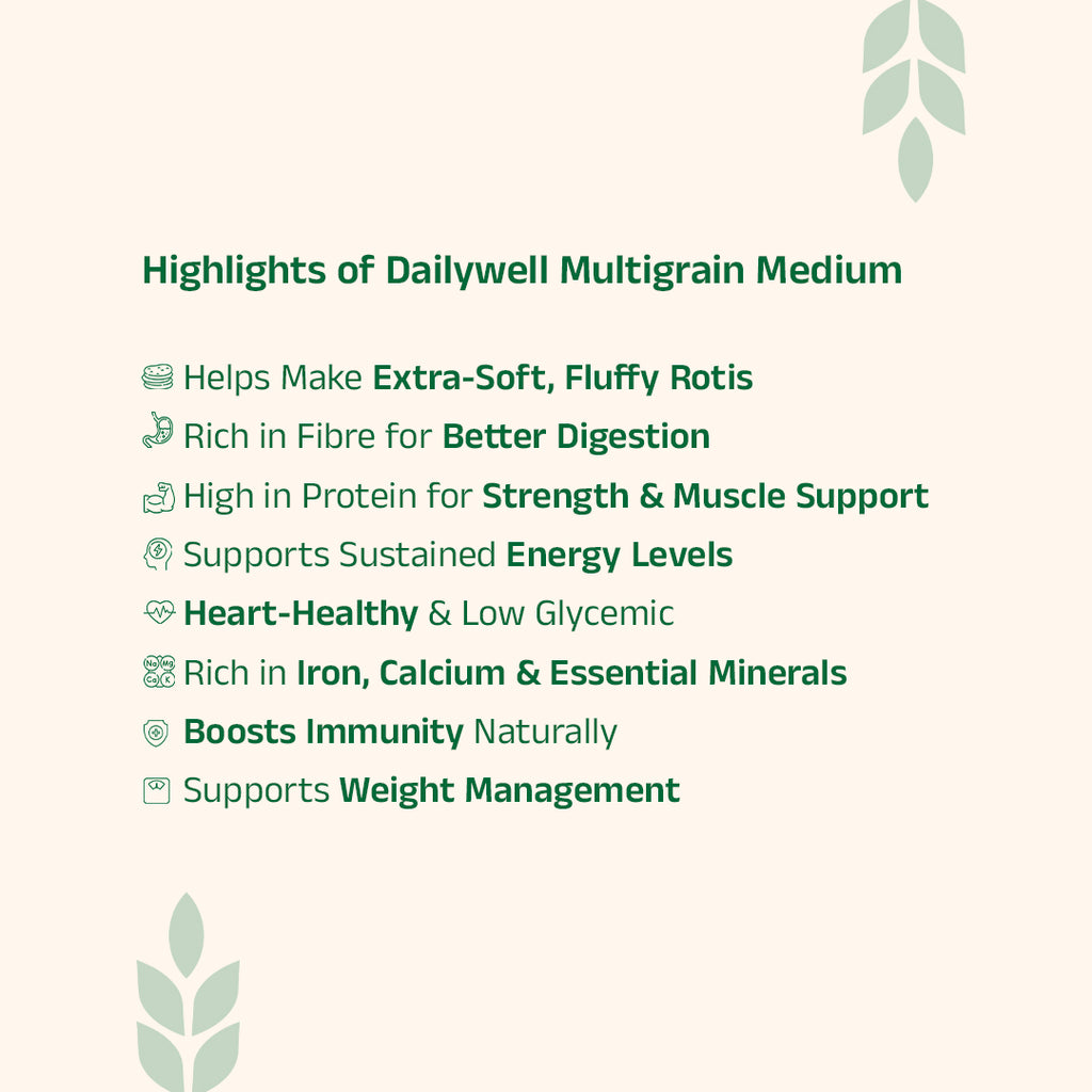 Dailywell Multigrain Medium Atta