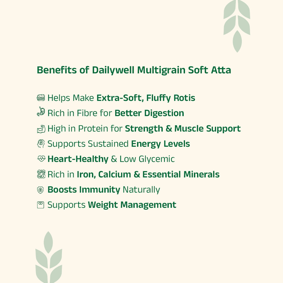 Dailywell Multigrain Soft Atta