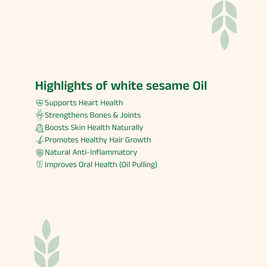 Sesame Oil (White Gingelly Seed)