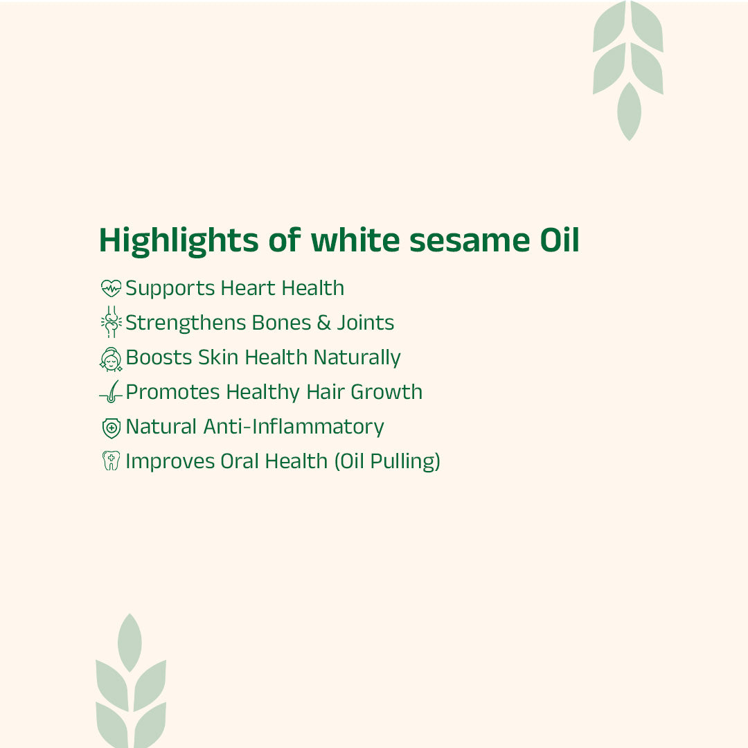 Sesame Oil (White Gingelly Seed)